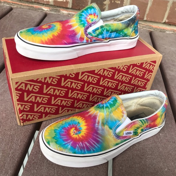 Vans Shoes - Tie Dye Slip On Vans